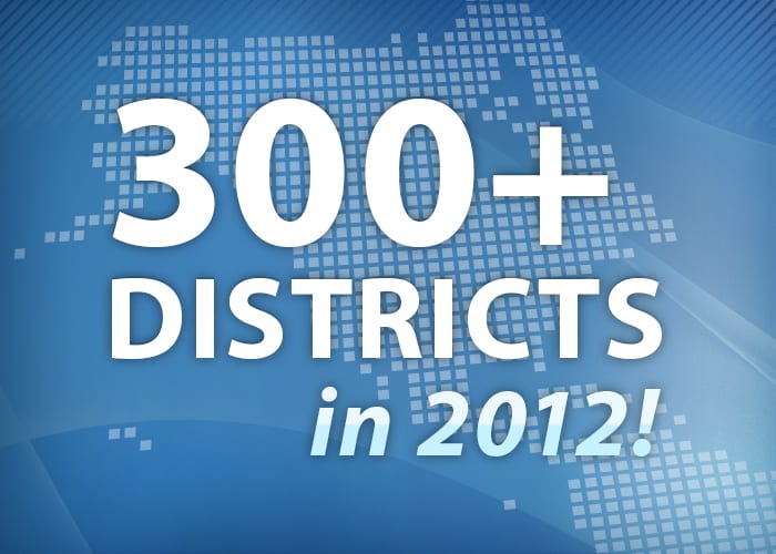 300+ Districts Choose Aesop in 2012