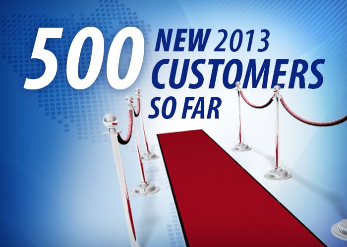 500 new customer chose VeriTime or Aesop in 2013