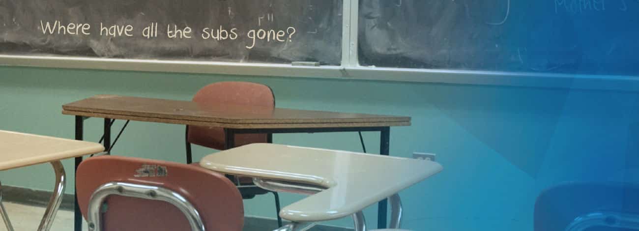 substitute teacher shortage solutions