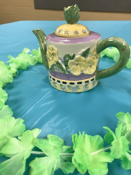 tea pot for substitute appreciation tea event