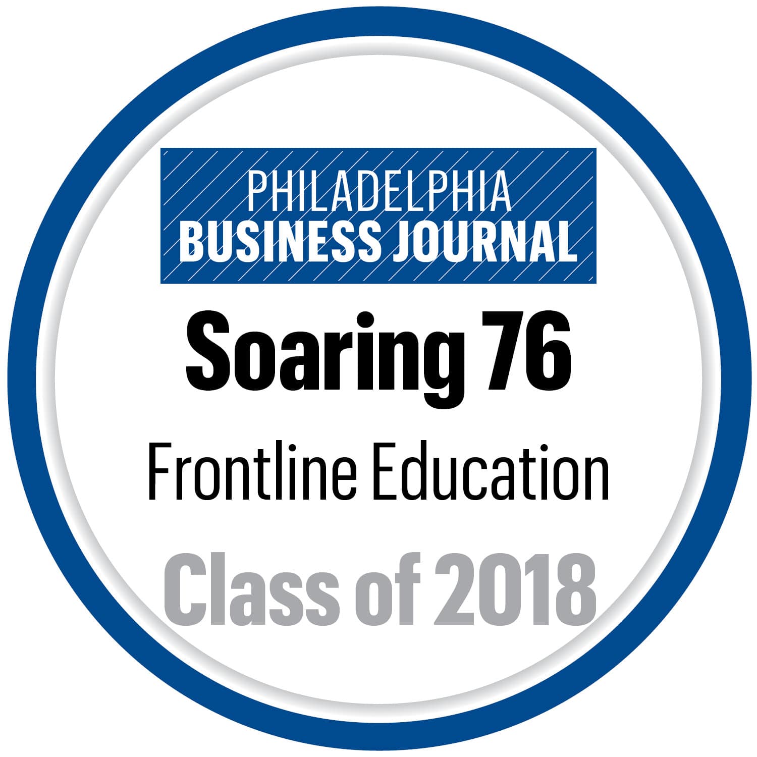 2018 Soaring 76 Frontline Education