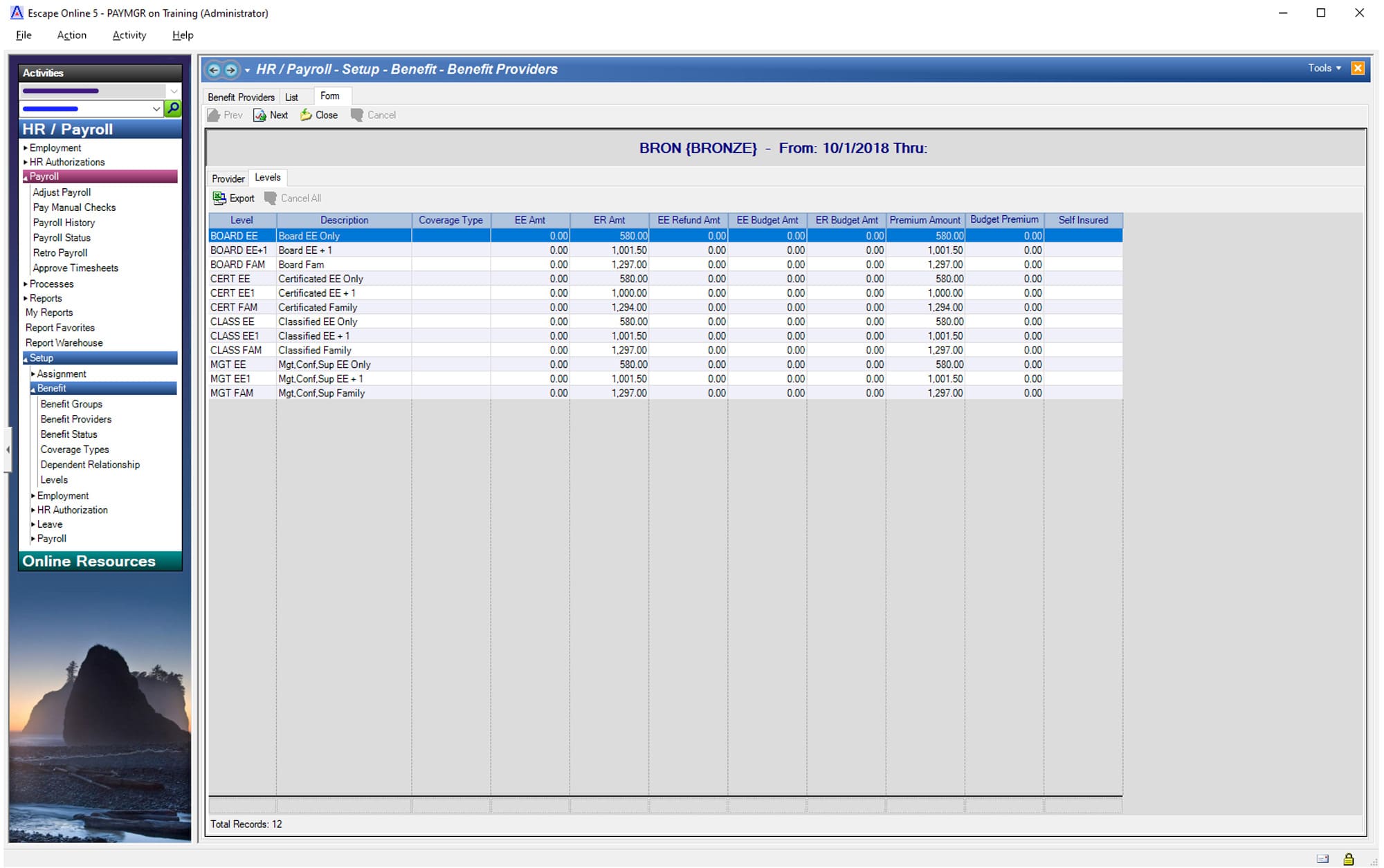 Frontline Escape - Benefits Management