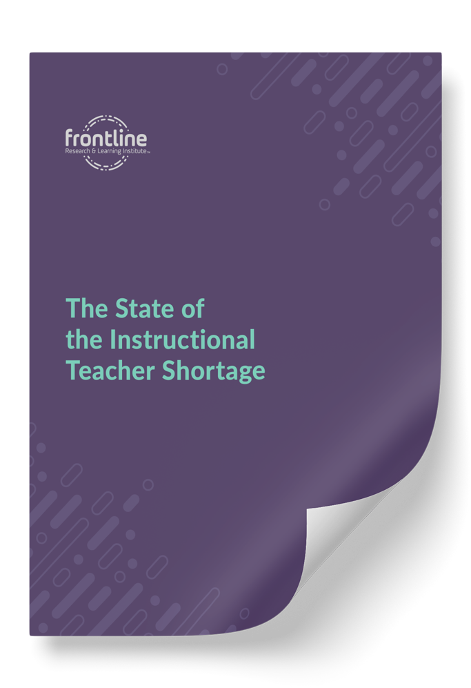 The State of  the Instructional Teacher Shortage PDF Mockup