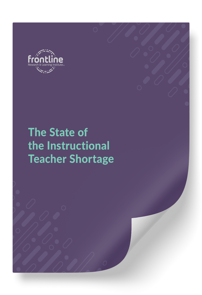 The State of  the Instructional Teacher Shortage PDF Mockup