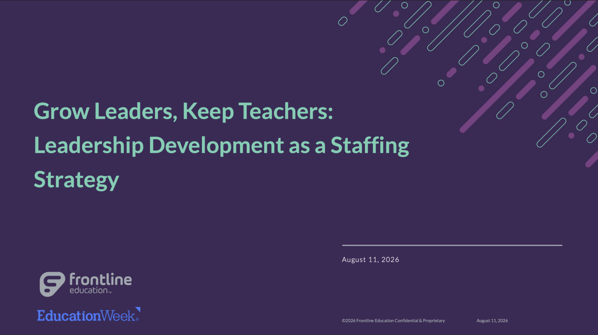 Grow Leaders, Keep Teachers: Leadership Development as a Staffing Strategy | Slides